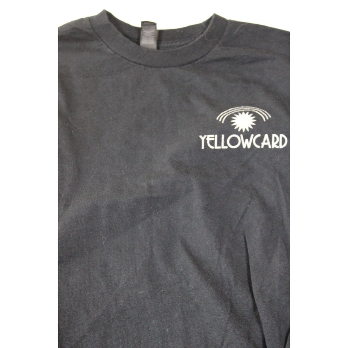Yellowcard Hiding In The Light Long Sleeve Black Graphic T-Shirt M