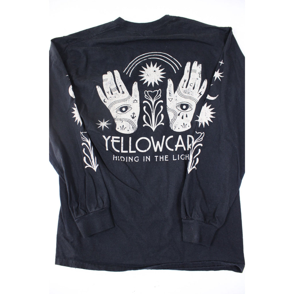 Yellowcard Hiding In The Light Long Sleeve Black Graphic T-Shirt M