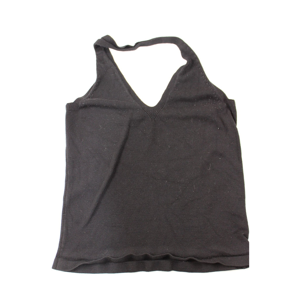 Banana Republic Womens Black Halter Knit Top XS