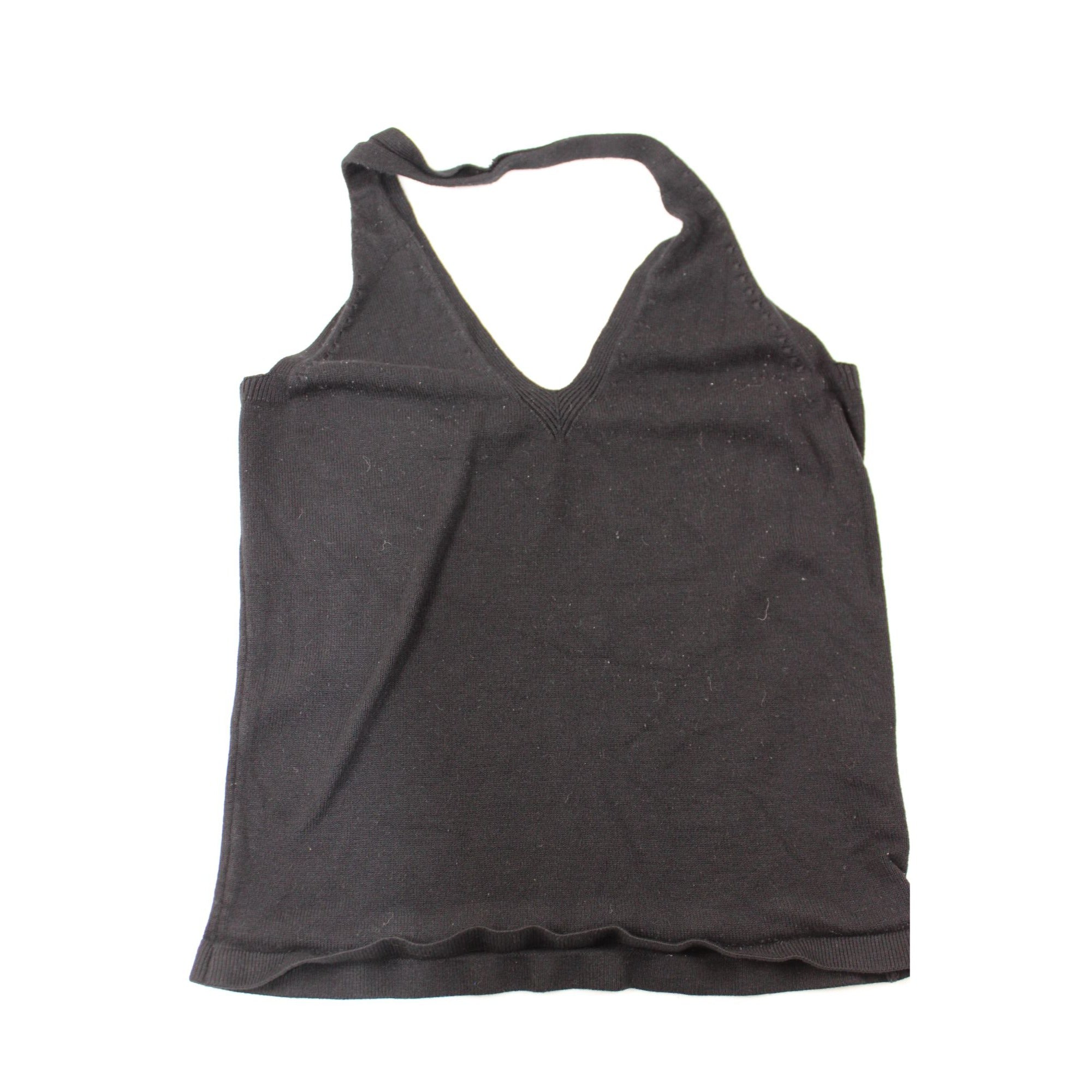 Banana Republic Womens Black Halter Knit Top XS