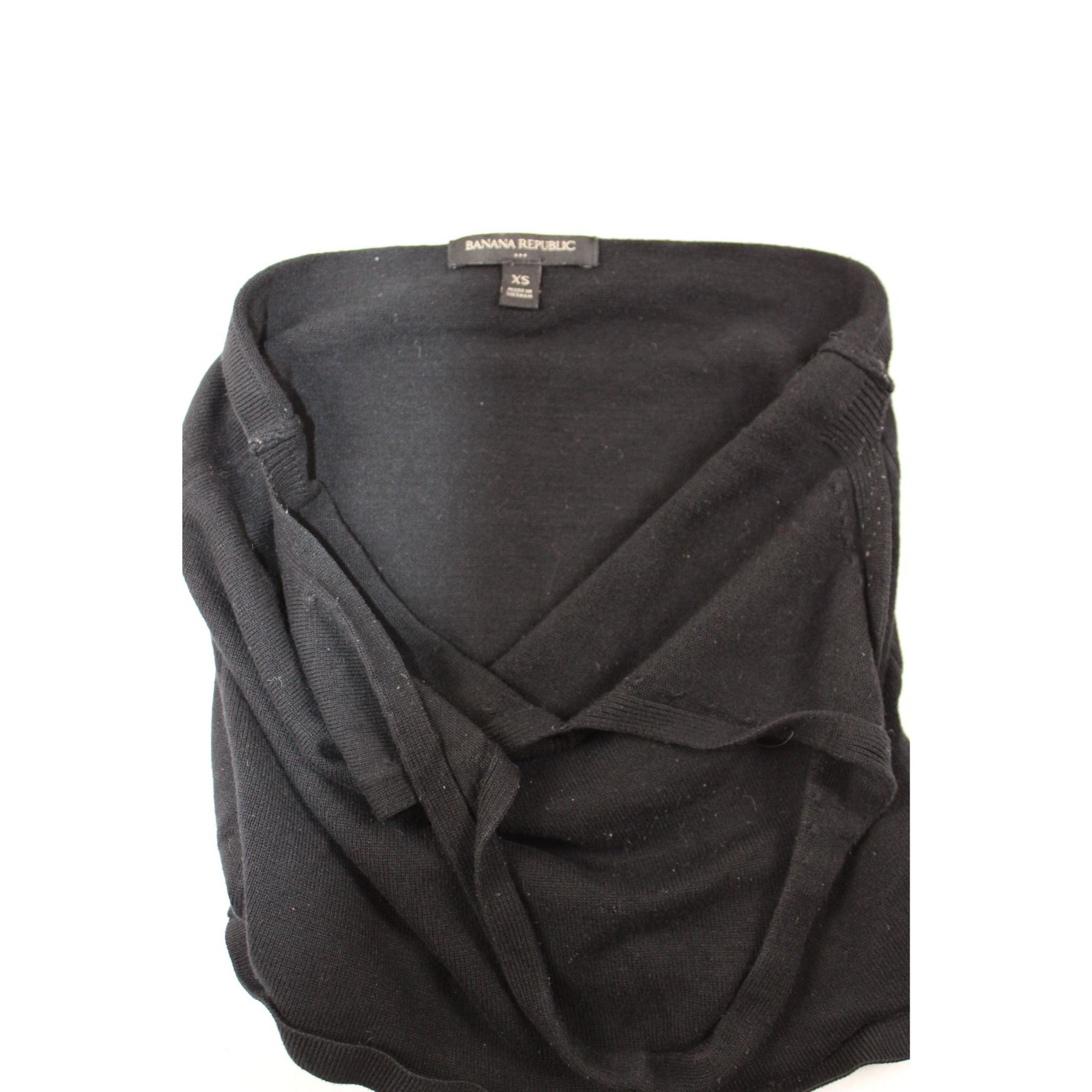 Banana Republic Womens Black Halter Knit Top XS