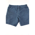 J.Crew Mens Navy Blue Casual Shorts Size 35 Cotton Blend Adjustable Waist