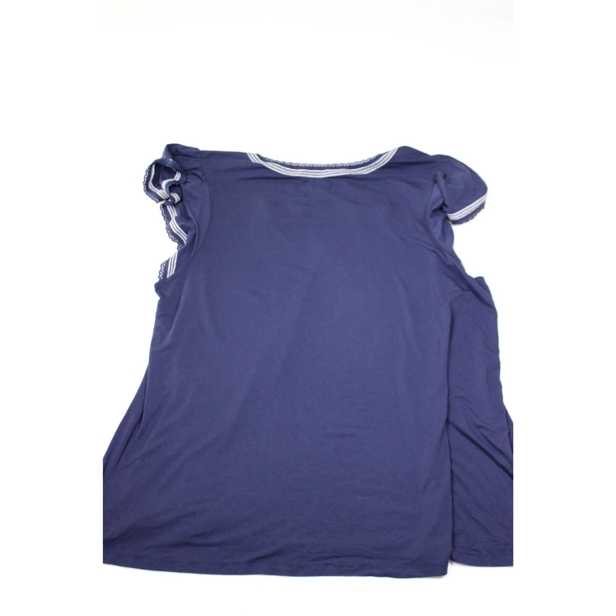 Torrid Super Soft Navy Embroidered Knit Top Size 3