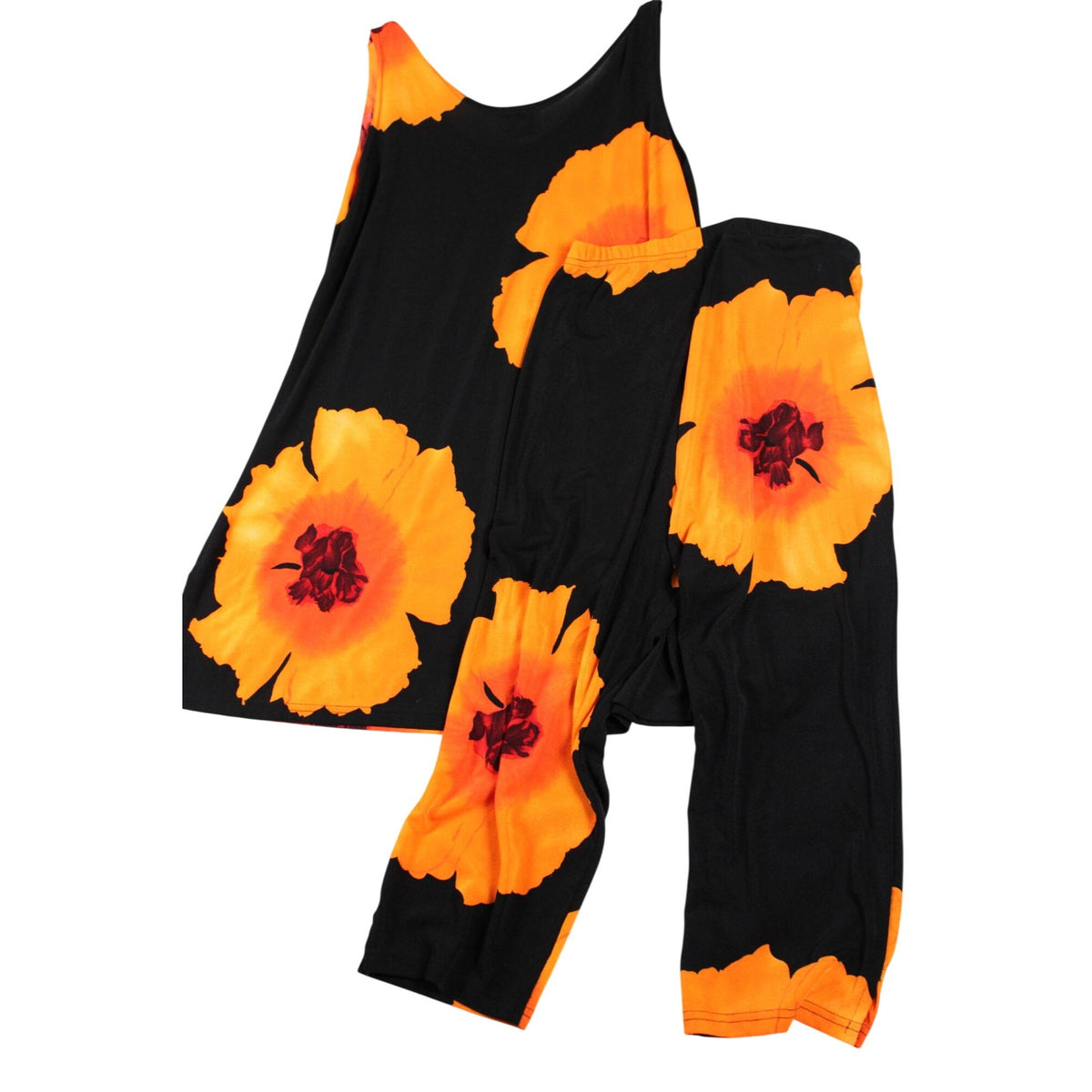 Jostar Womens Floral Top & Leggings Set