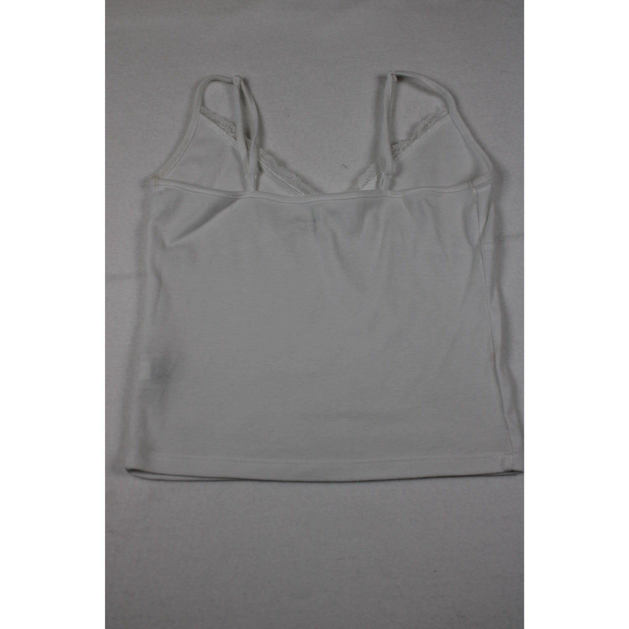 White Lace-Trim Camisole By No Boundaries Size S