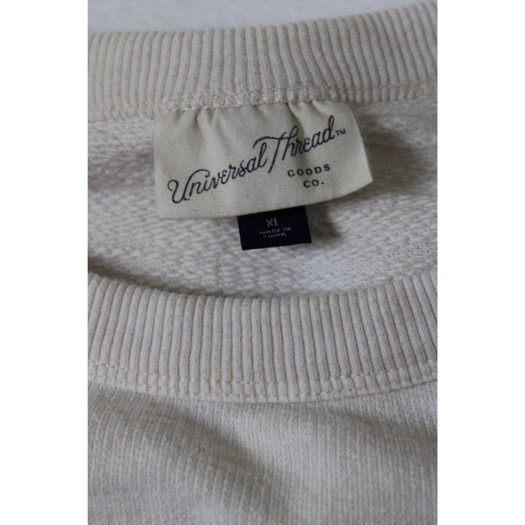 Universal Thread Womens Beige Long-Sleeve Crewneck Top XL