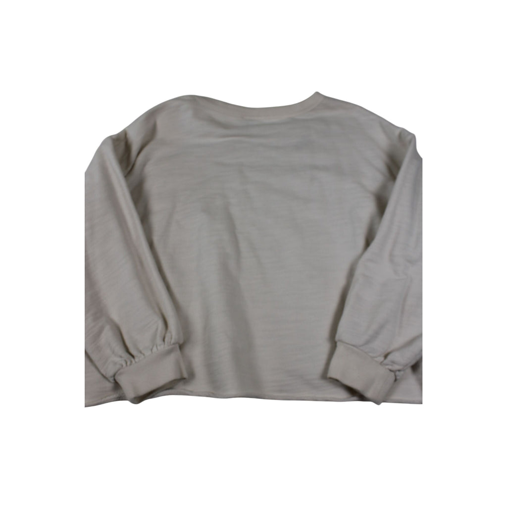 Universal Thread Womens Beige Long-Sleeve Crewneck Top XL