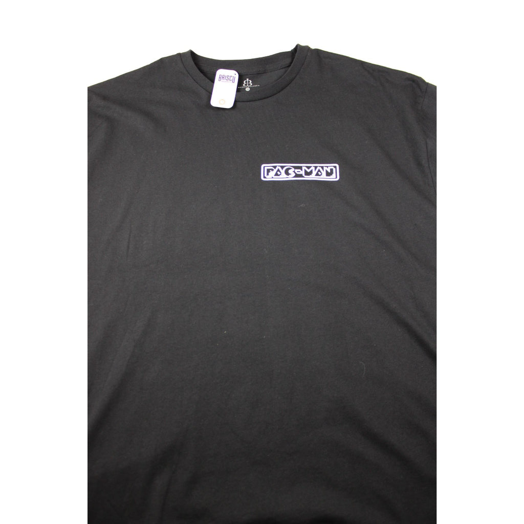 Brisco Brands Pac-Man Tokyo Graphic T-Shirt Black 3X Large Cotton Casual Tee