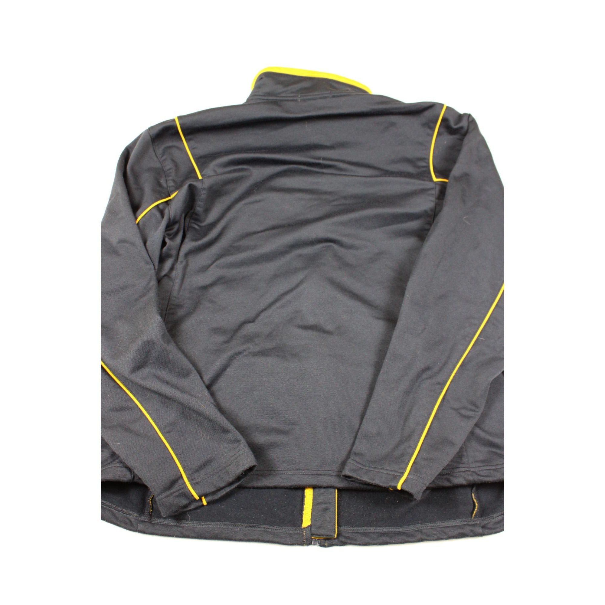 Banff Canada Mens Full-Zip Black & Yellow Jacket 2XL Outer Boundary Activewear