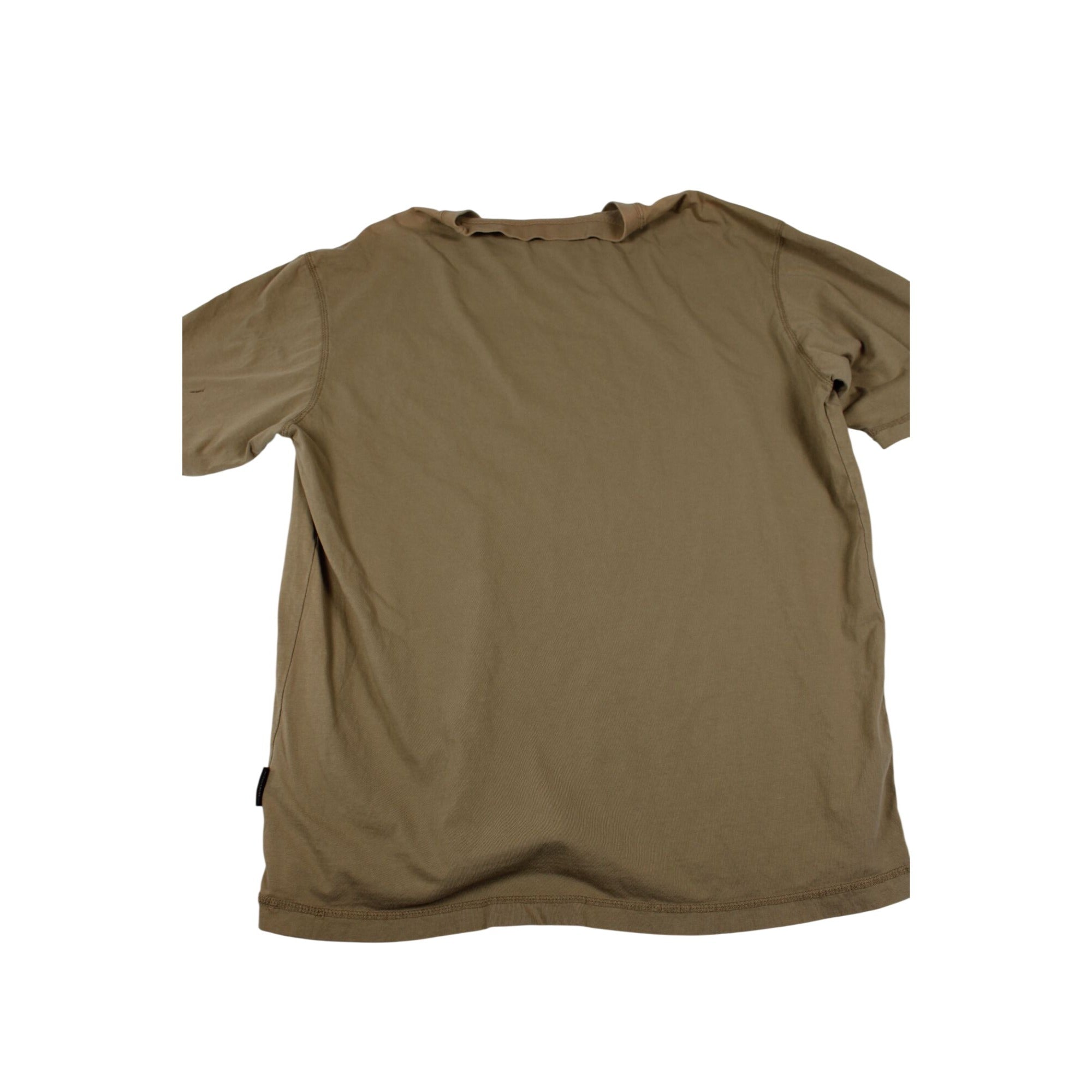 Wolverine Mens Tan Crewneck Cotton T-Shirt Large
