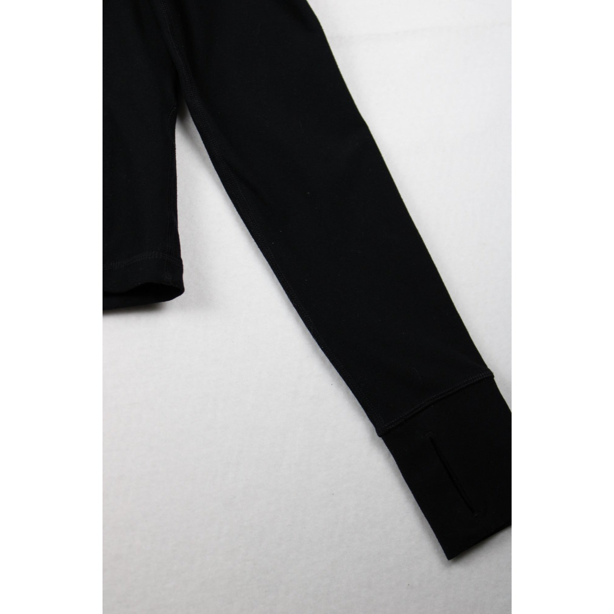 Abercrombie & Fitch Soft A&F Cropped Zip Jacket — Black, Size S