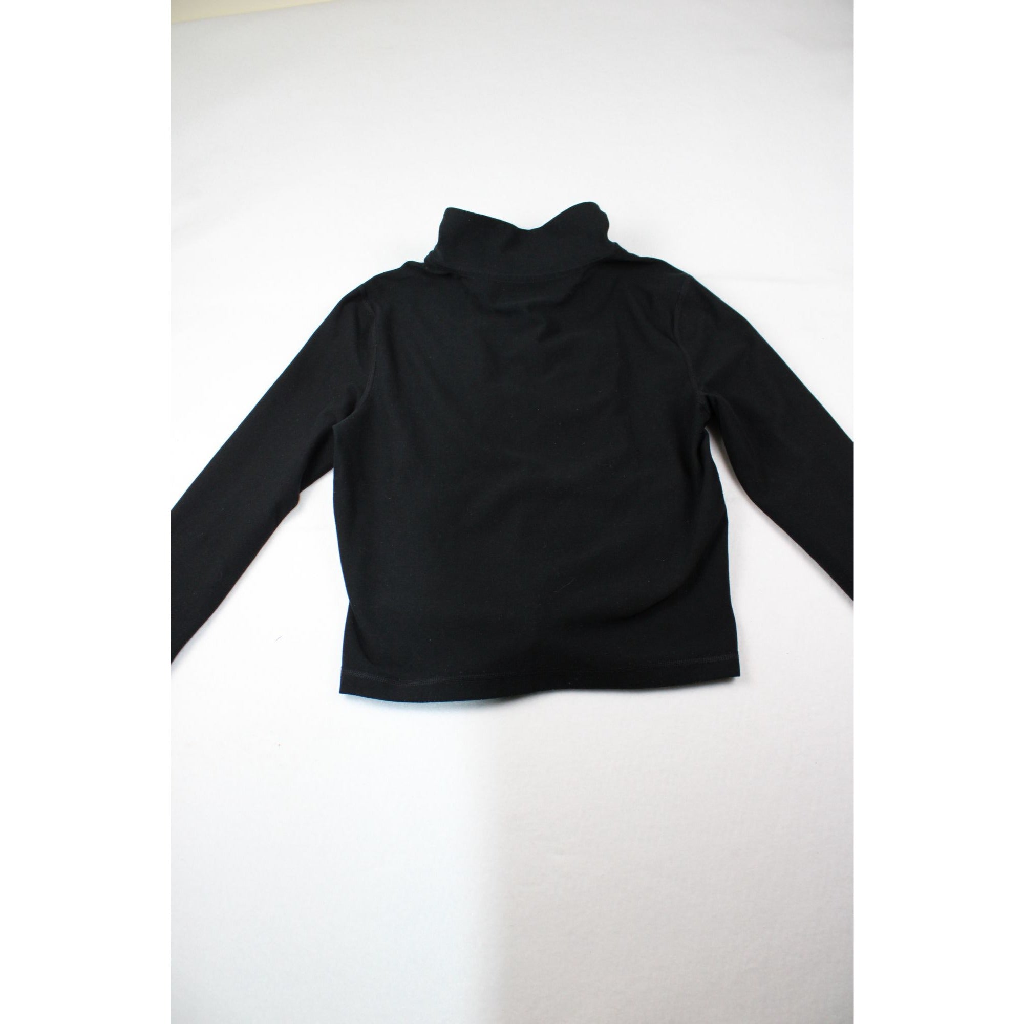 Abercrombie & Fitch Soft A&F Cropped Zip Jacket — Black, Size S