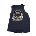 Botanical Wonders Abound Tillery Street Plant Co. Graphic Black Sleeveless Tank Top Womens M