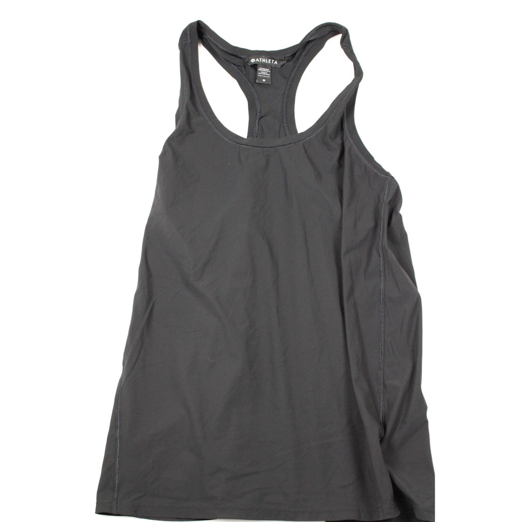Athleta Black Racerback Tank Top Activewear Womens Size M