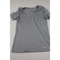 Nike Womens Dri-Fit Gray Short Sleeve T-Shirt Size S