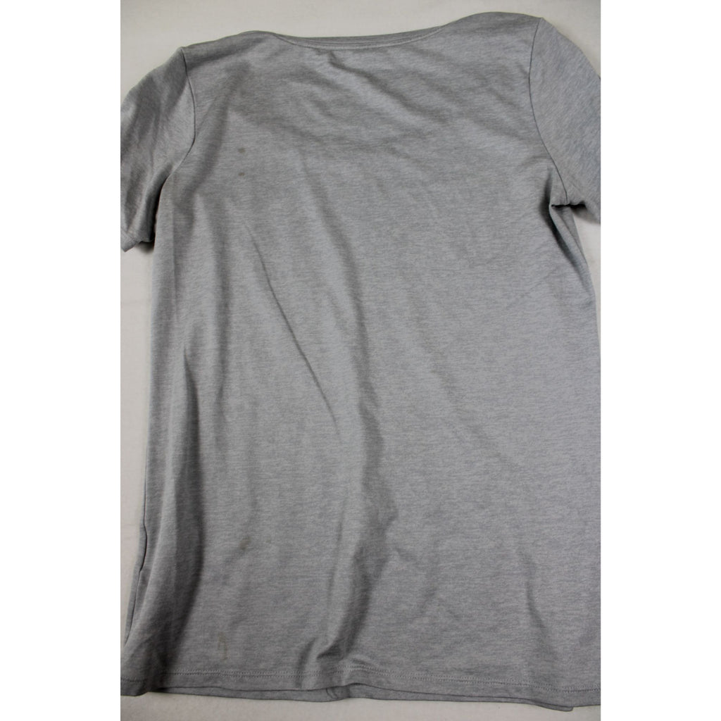 Nike Womens Dri-Fit Gray Short Sleeve T-Shirt Size S