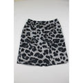 Banana Republic Gray & Black Animal Print Pencil Skirt Size 10 Rear Zip Closure