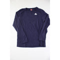 Kappa Navy Blue Long-Sleeve Shirt Large With Logo On Front & Back