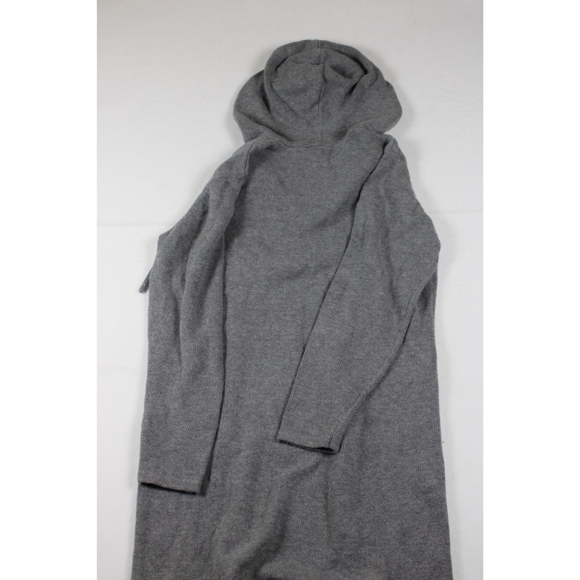 Torrid Gray Knit Hooded Sweater Dress With Front Pocket Size 1