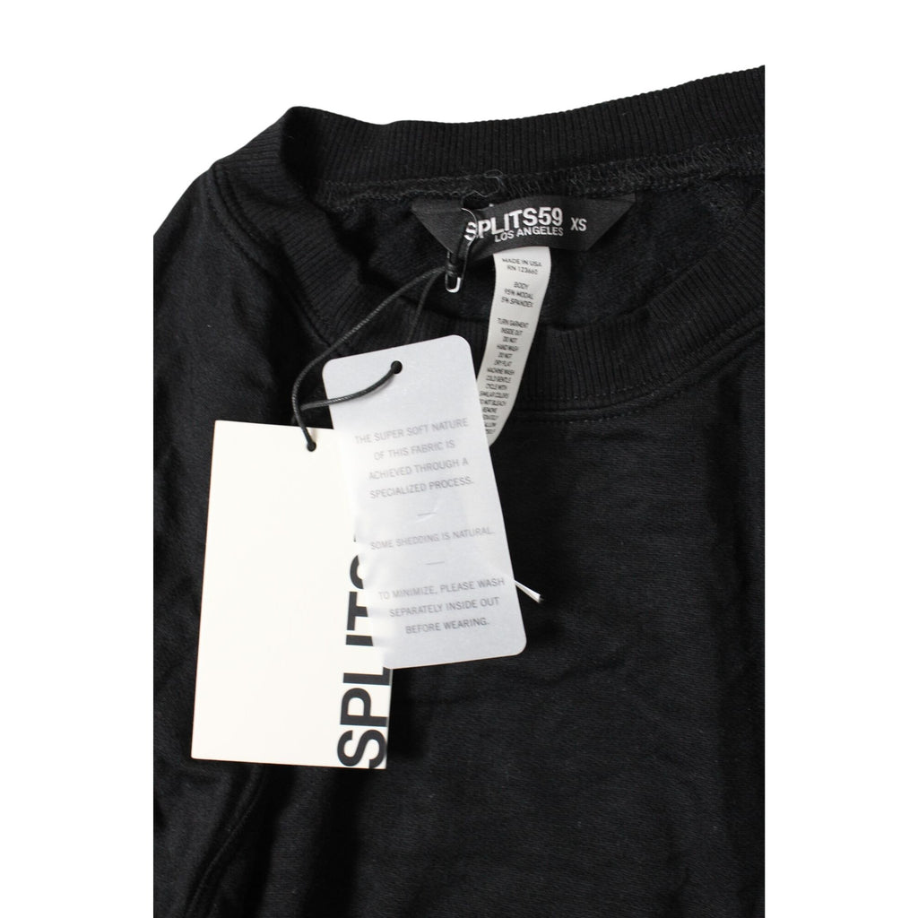 Splits59 Black Crewneck Sweatshirt XS
