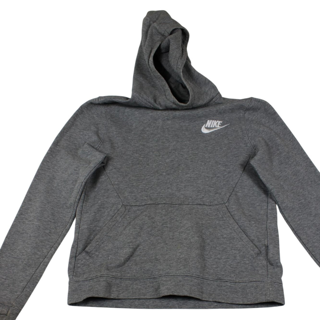 Nike Youth Large Gray Pullover Hoodie Sweatshirt