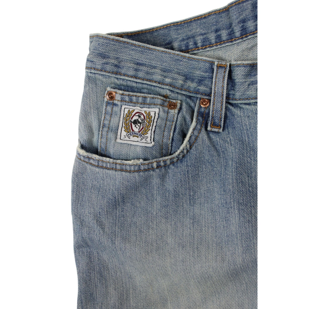 Cinch Mens Blue Denim Relaxed Fit Jeans Size 29x38
