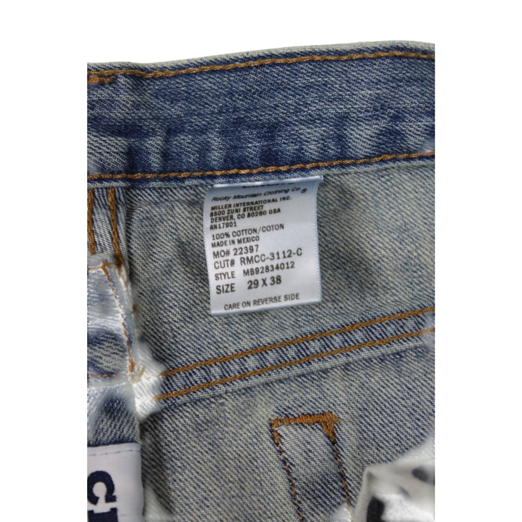 Cinch Mens Blue Denim Relaxed Fit Jeans Size 29x38