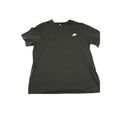 Nike Womens Hunter Green Logo Tee Shirt Casual Cotton Short Sleeve L
