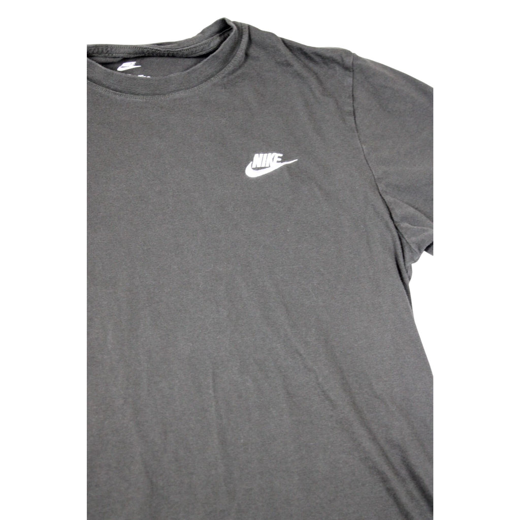 Nike Womens Hunter Green Logo Tee Shirt Casual Cotton Short Sleeve L