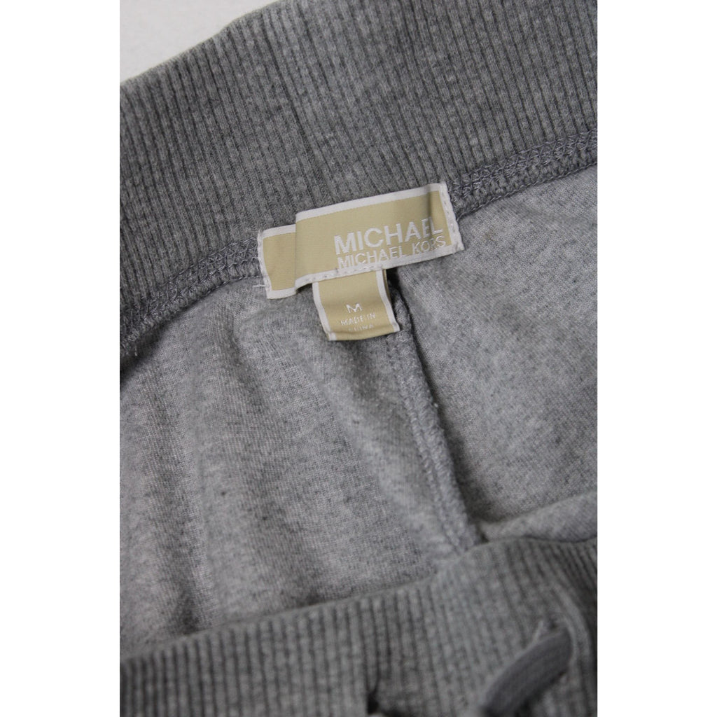 Michael Kors Gray Hoodie & Sweatpants Set Medium Cotton Blend Loungewear