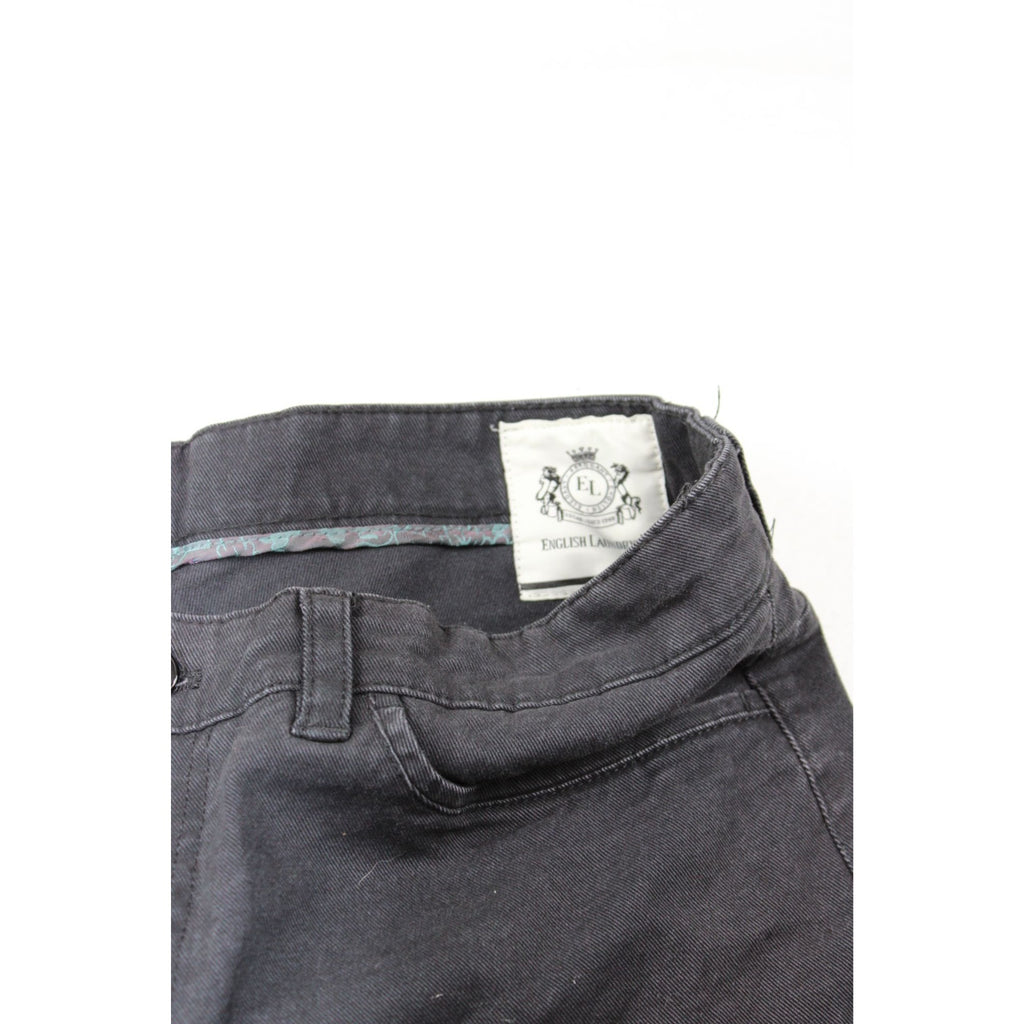 English Laundry Black Stretch Twill 5-Pocket Pants — Men's 34x29