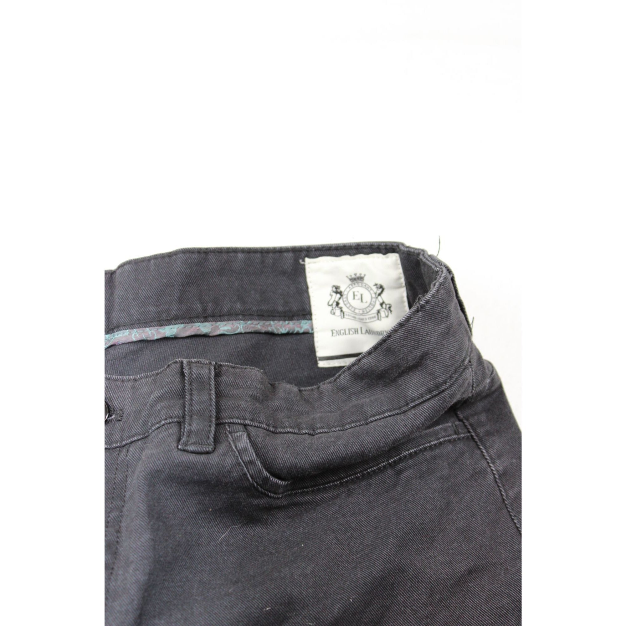 English Laundry Black Stretch Twill 5-Pocket Pants — Men's 34x29