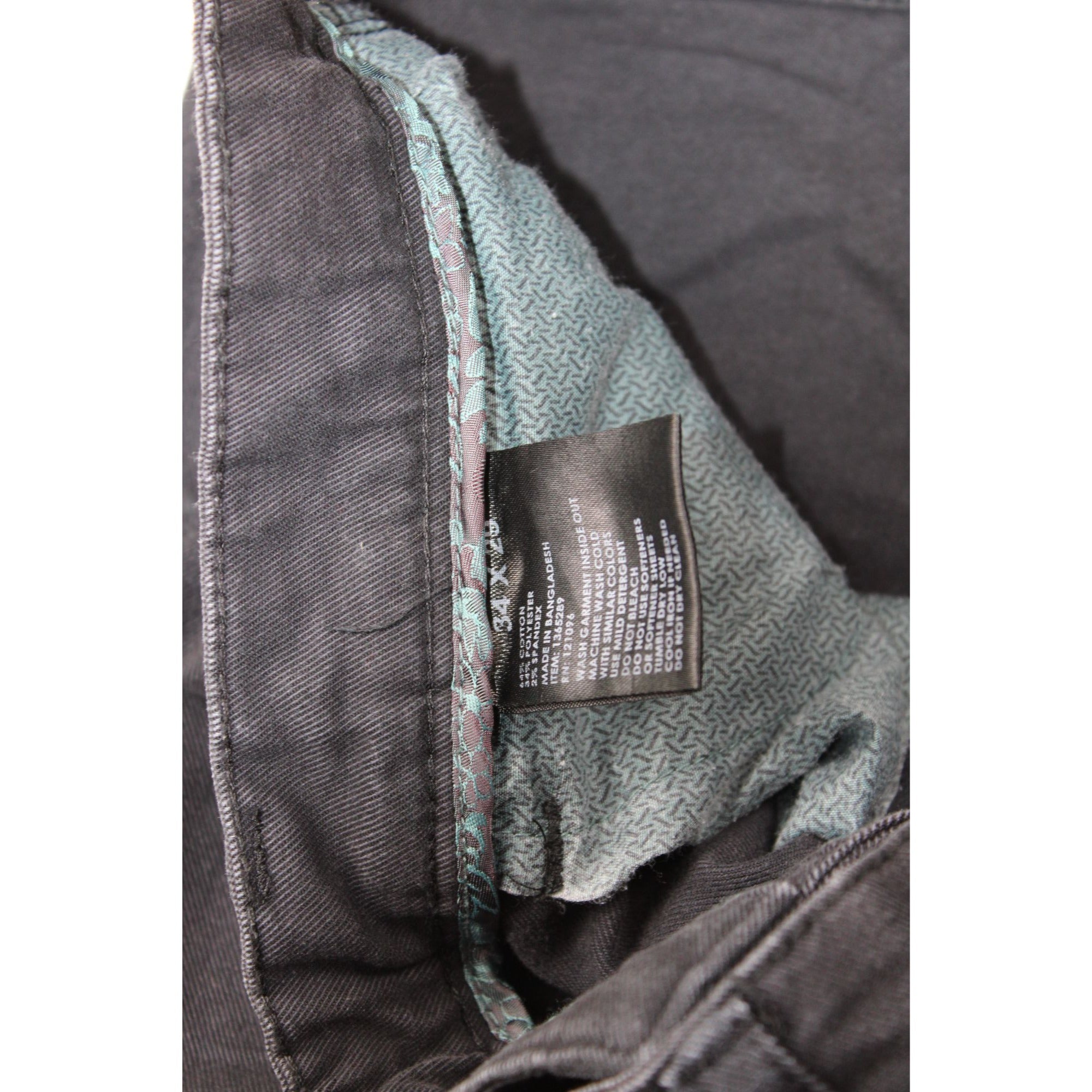 English Laundry Black Stretch Twill 5-Pocket Pants — Men's 34x29