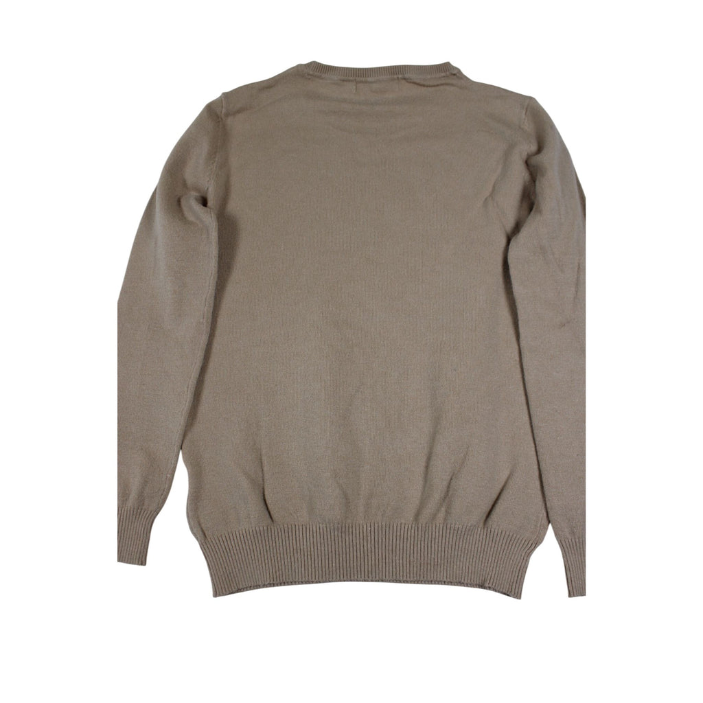 Jean-Louis Scherrer Paris Beige Crewneck Sweater S/M