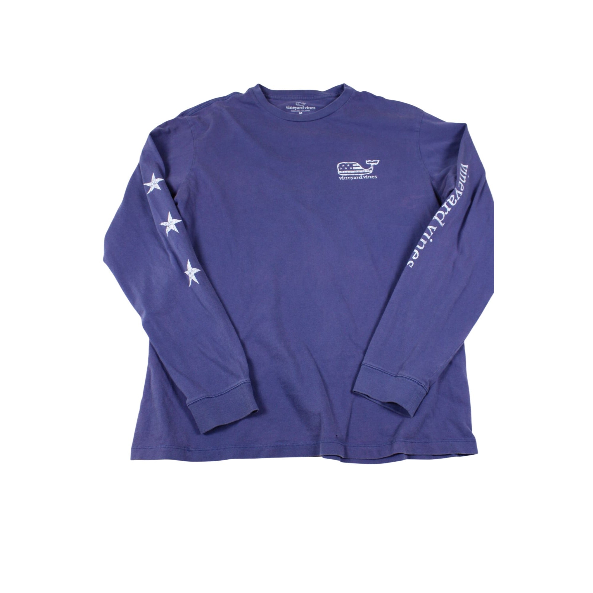 Vineyard Vines Mens Long Sleeve Whale Graphic Tee M