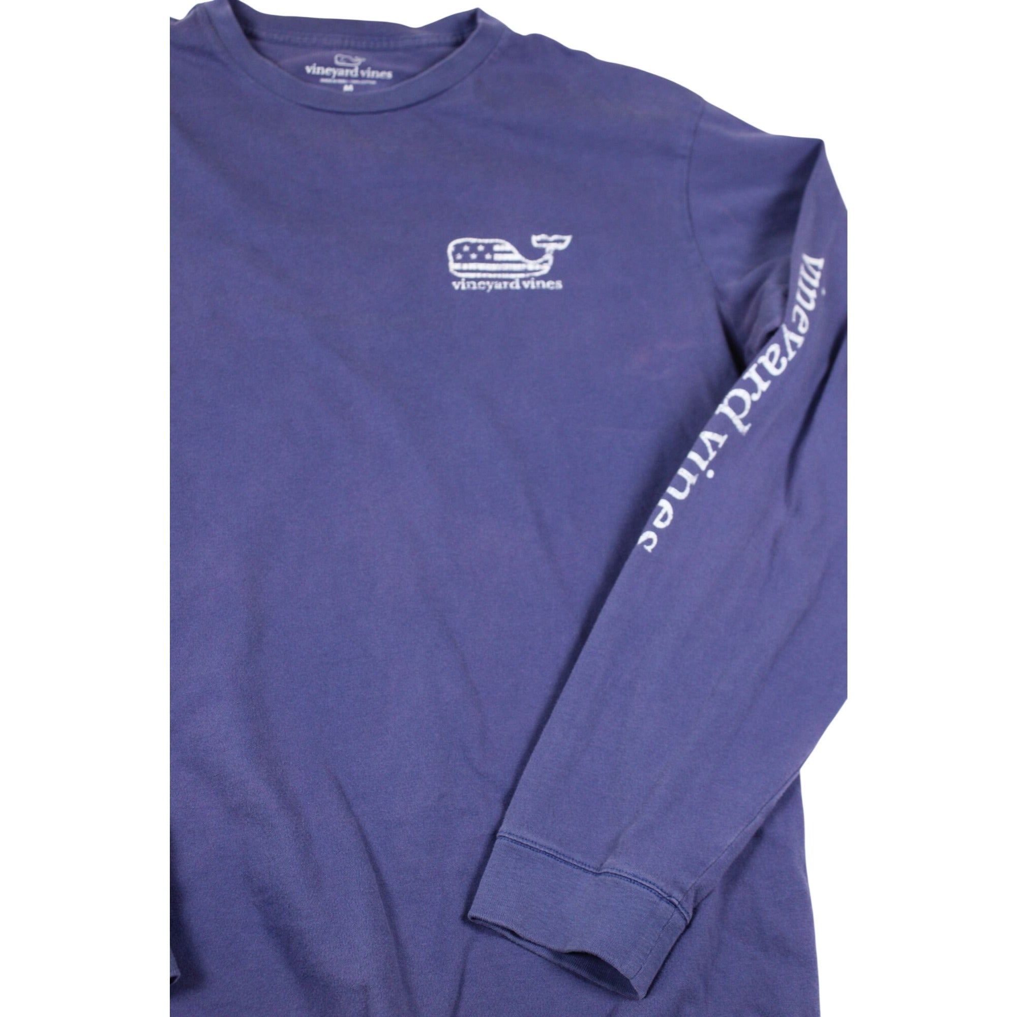 Vineyard Vines Mens Long Sleeve Whale Graphic Tee M