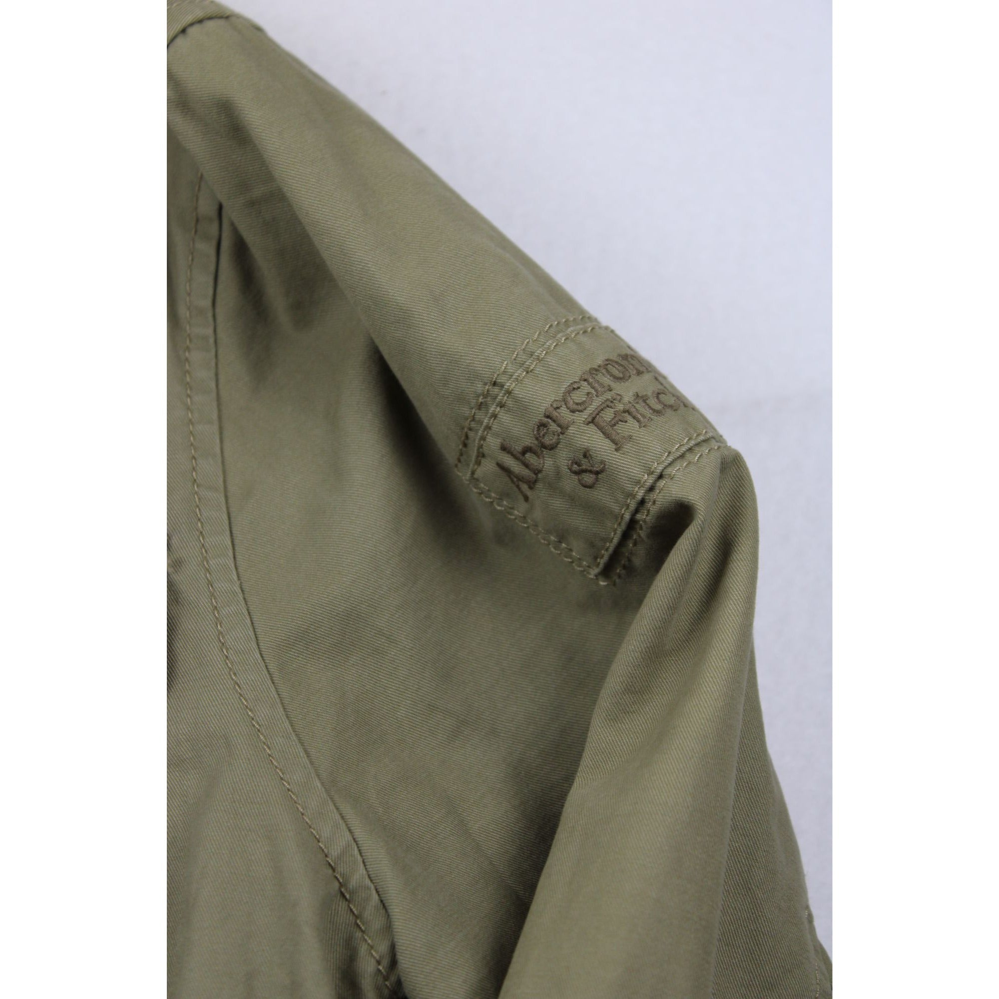 Abercrombie & Fitch M-65 Military Field Jacket — Men's S, Olive