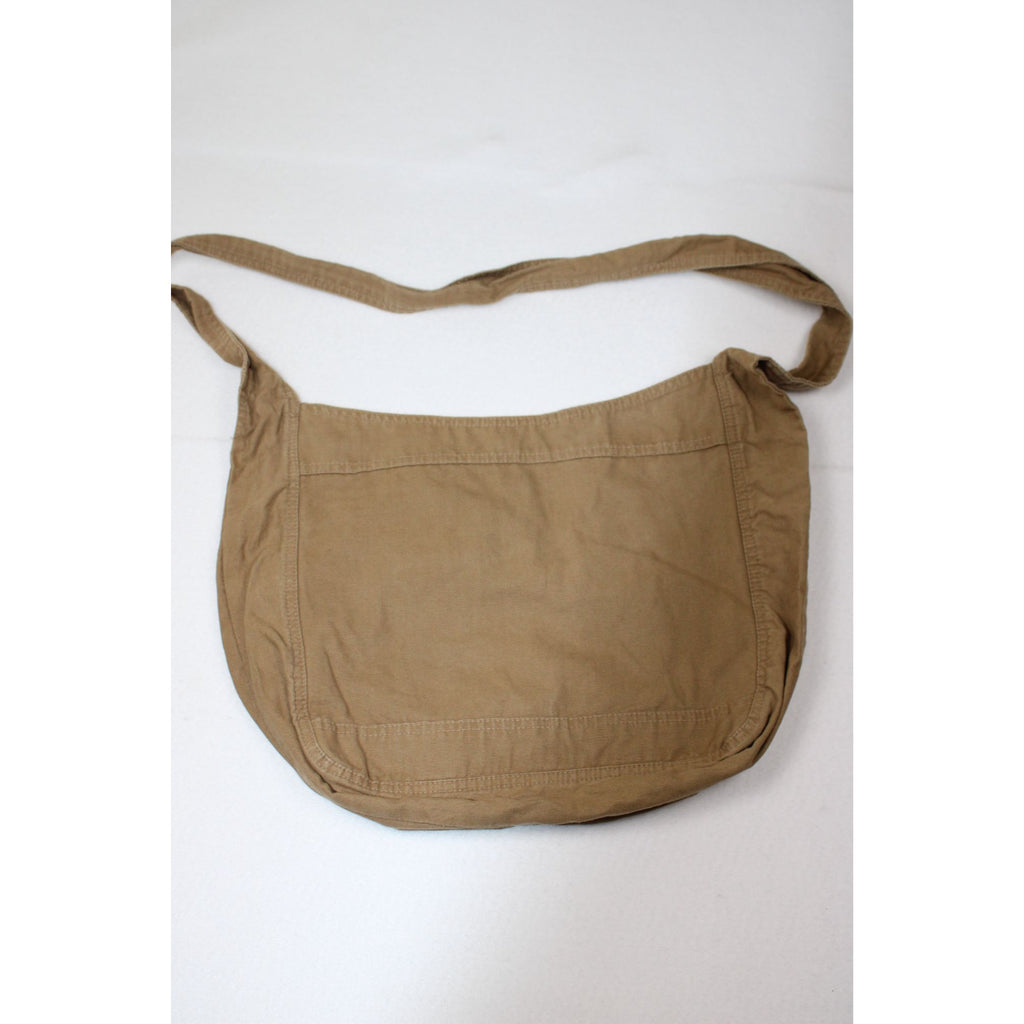 prAna Canvas Sling Crossbody Bag – Tan Cotton Hobo Messenger, Zip Pocket, Boho/Outdoor