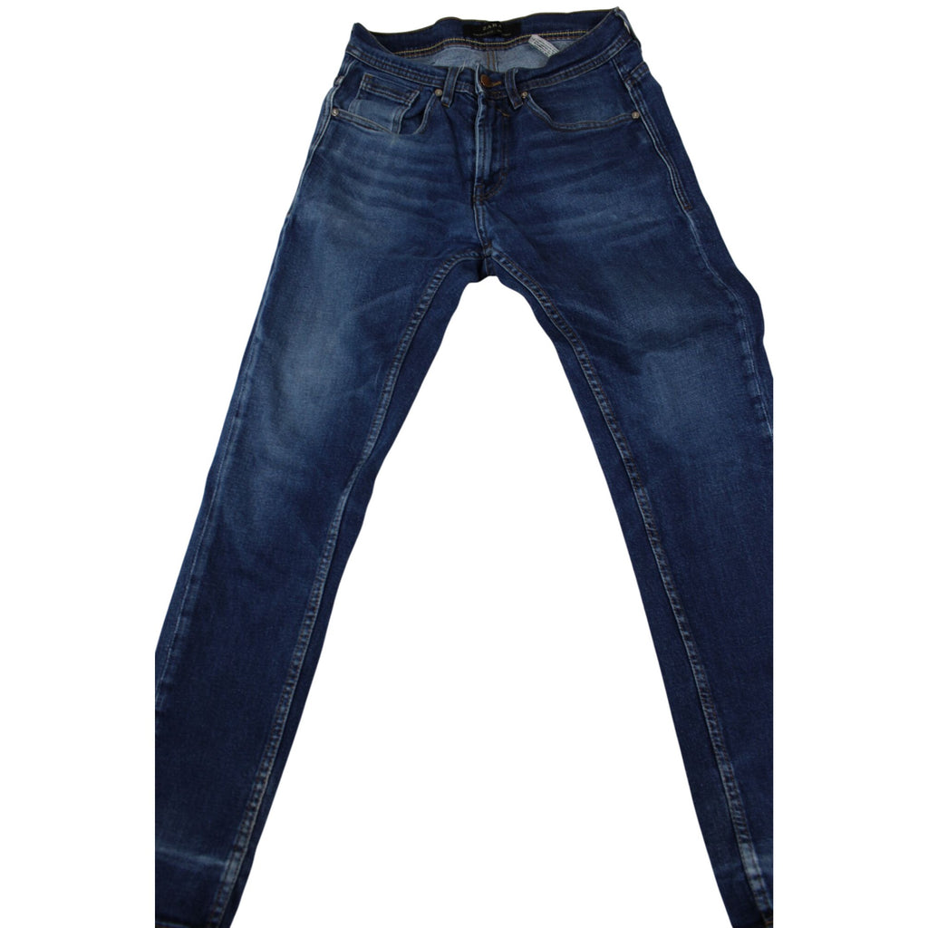 Zara Man Blue Slim Fit Jeans US 30 Denim Casual Everyday Style
