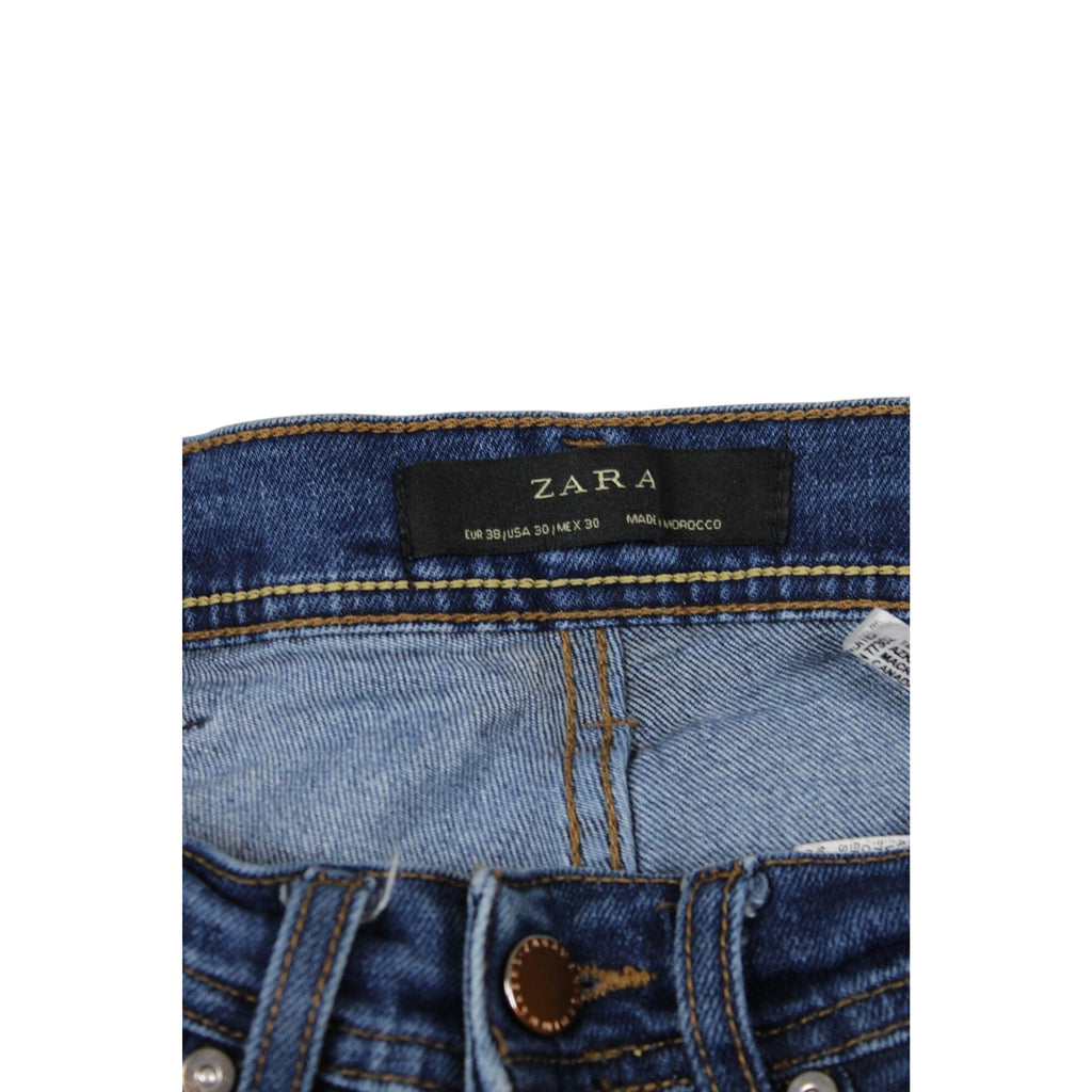 Zara Man Blue Slim Fit Jeans US 30 Denim Casual Everyday Style