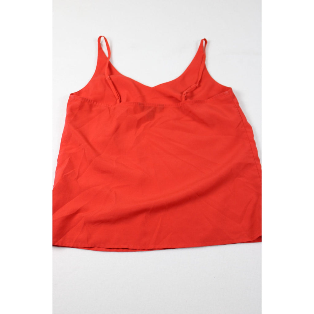 Banana Republic Red Petite XS Spaghetti Strap Tank Top