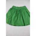 Banana Republic Green Pleated A-Line Skirt Petite Size 00P Cotton Blend