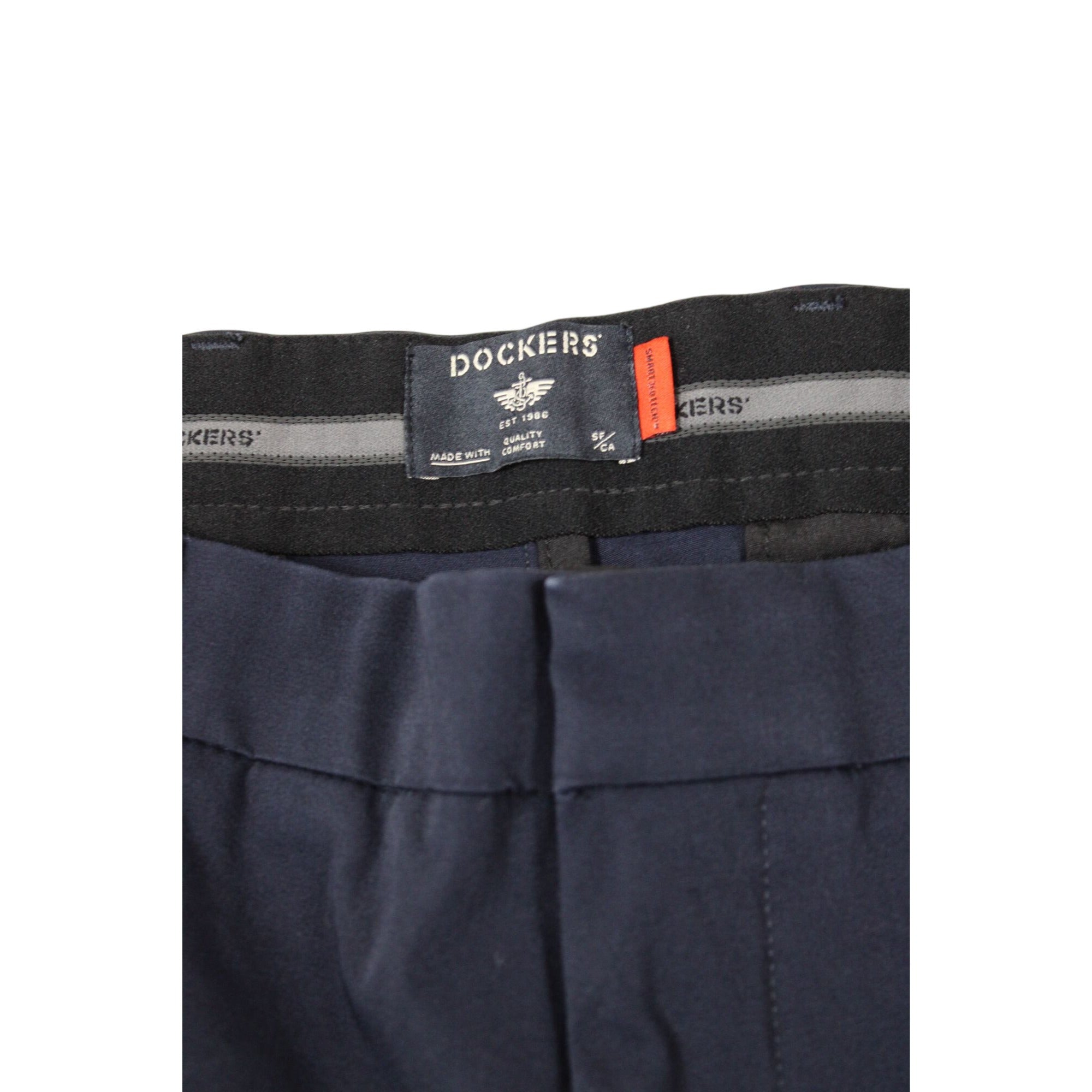Dockers Mens Slim Fit Navy Chino Pants W36 L34