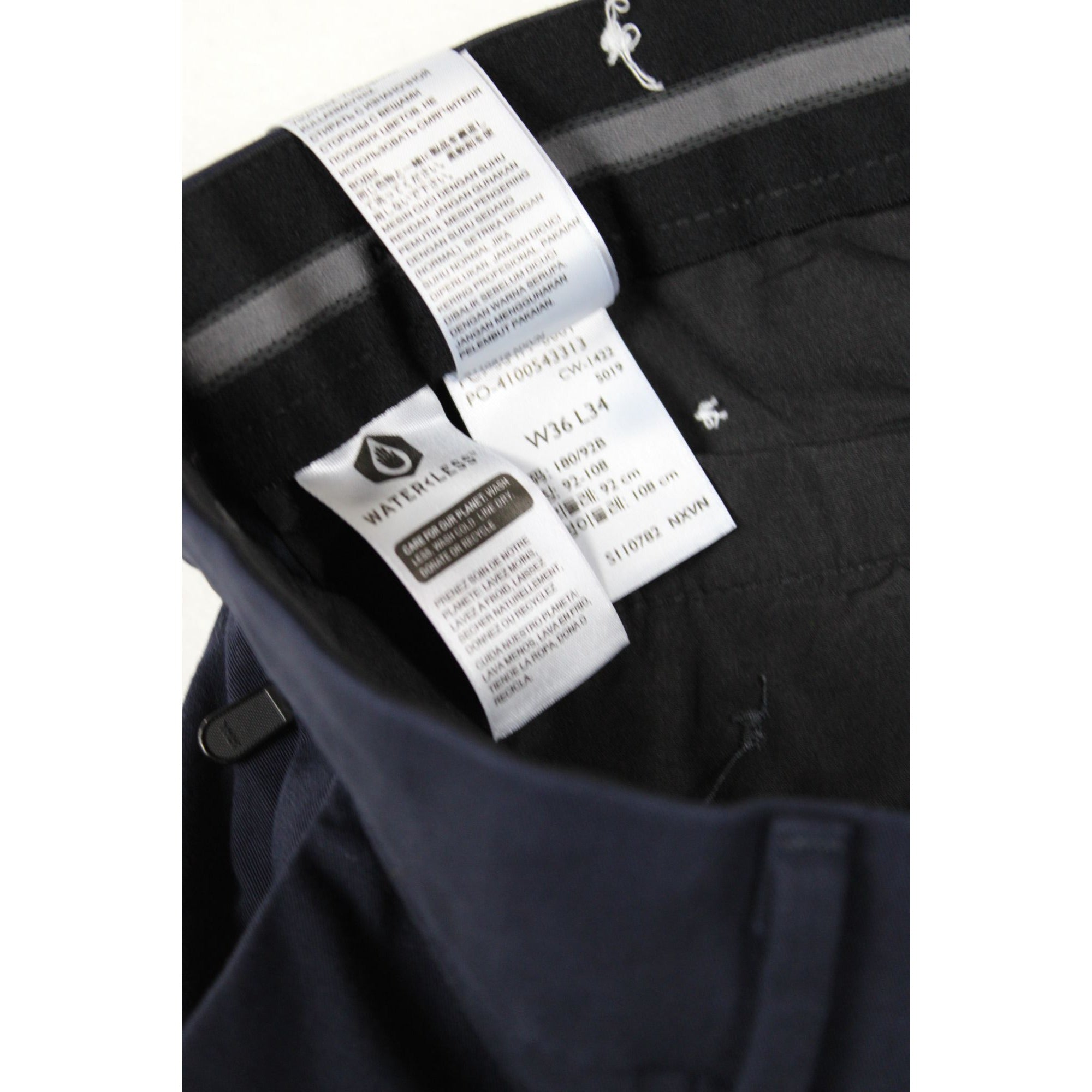 Dockers Mens Slim Fit Navy Chino Pants W36 L34
