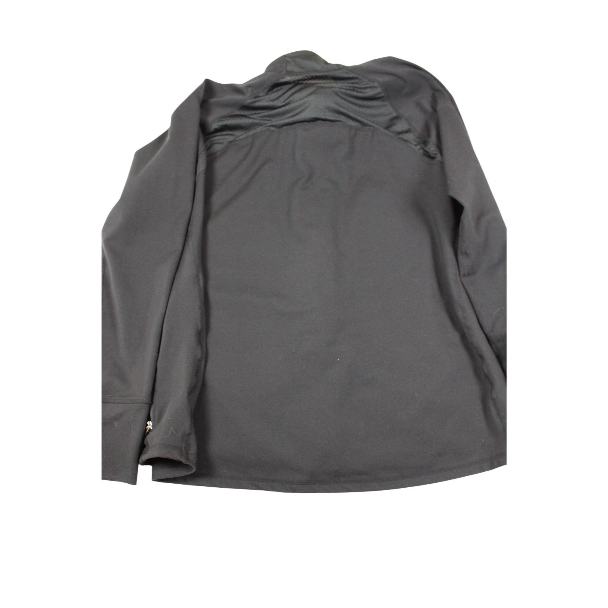 Gapfit XXL Black Full-Zip Jacket With Mesh Detail & Thumbholes