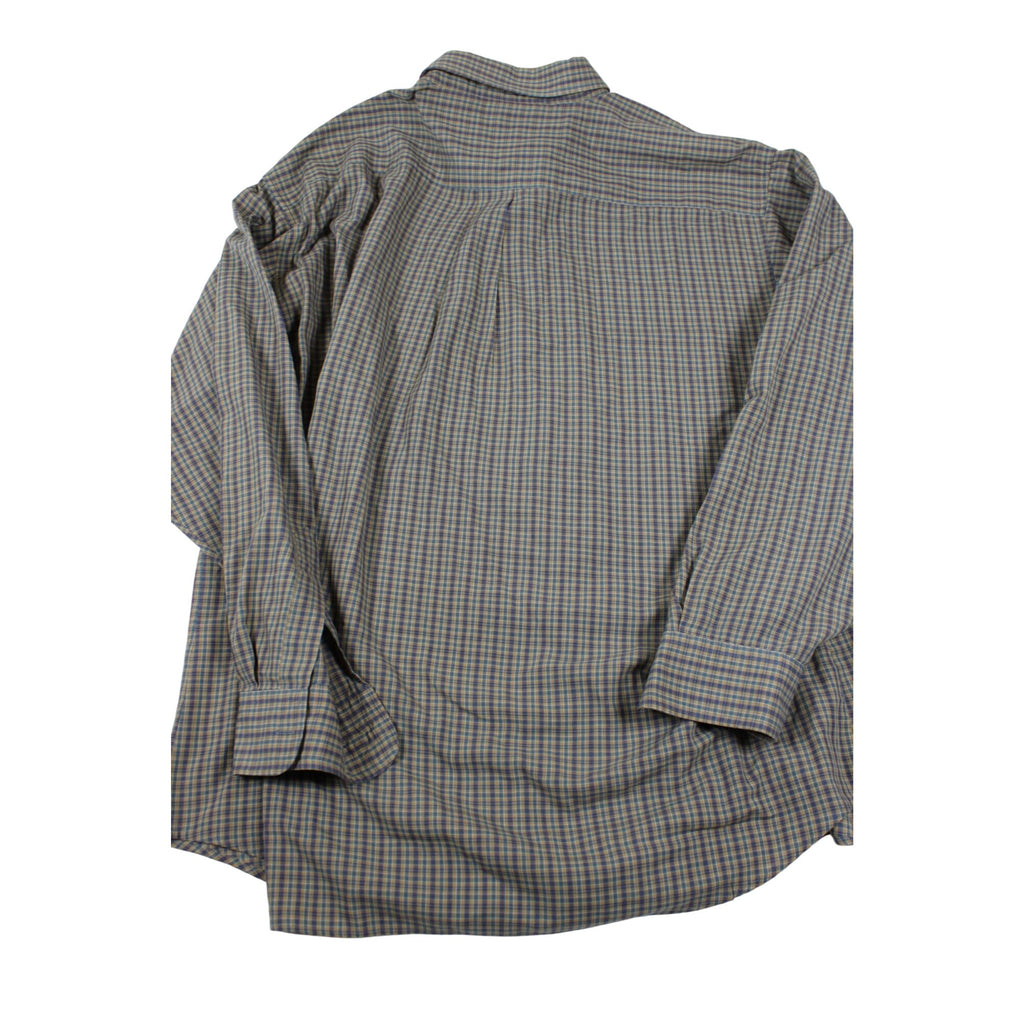 Carl Michaels XXL Wrinkle-Free Plaid Button-Up Shirt Mens Long Sleeve