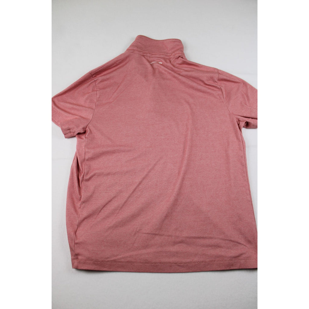 J.Crew Mens Pink Short Sleeve Polo Shirt Size L