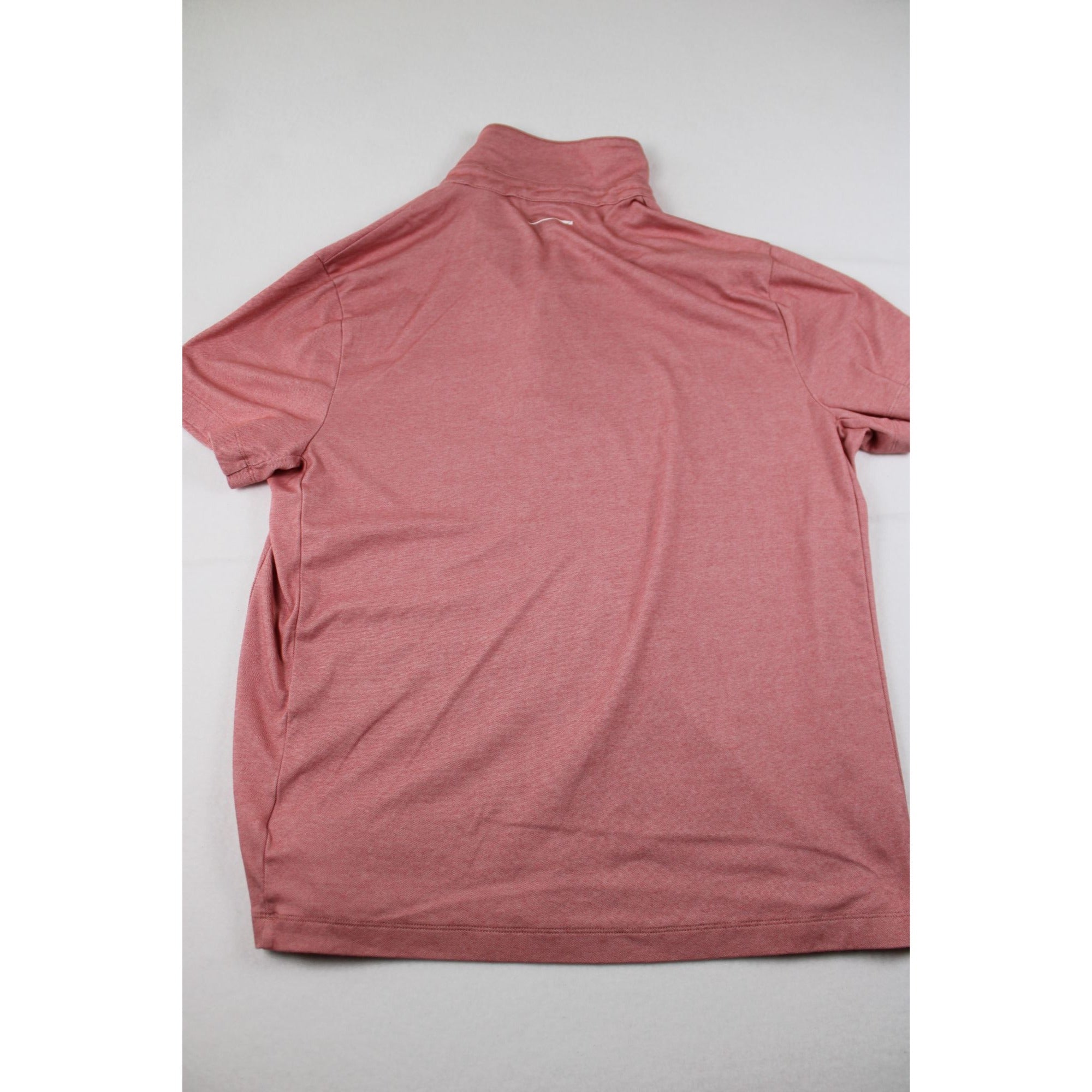 J.Crew Mens Pink Short Sleeve Polo Shirt Size L