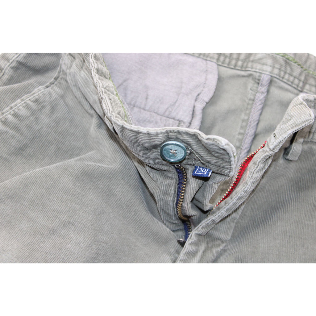 Louis Phillippe Olive Green Corduroy Pants