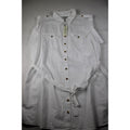 NWT Speed Limit White Sleeveless Belted Shirt — Plus 3X, Utility